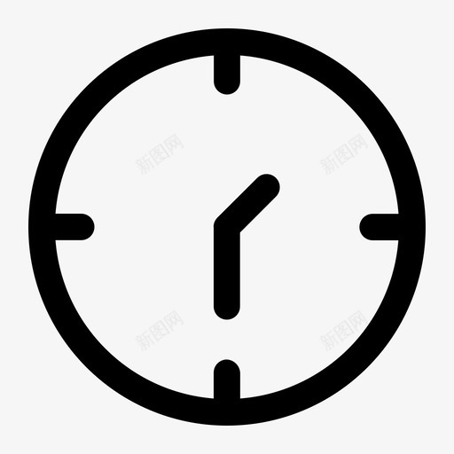 钟表家具时间图标svg_新图网 https://ixintu.com 家具 工具 手表 时间 经济 钟表