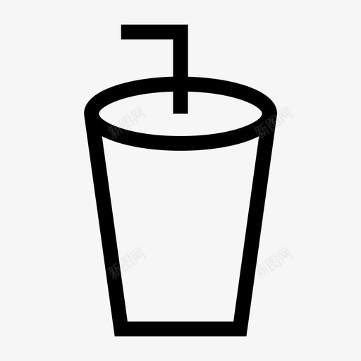饮料玻璃水图标svg_新图网 https://ixintu.com 水 玻璃 用户界面图标 饮料