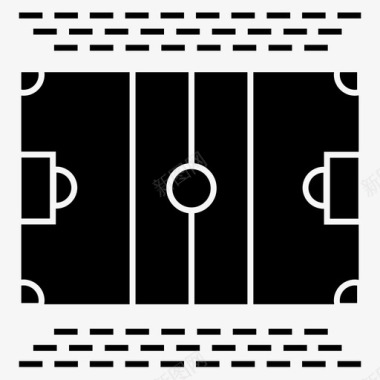 地面场地足球图标图标