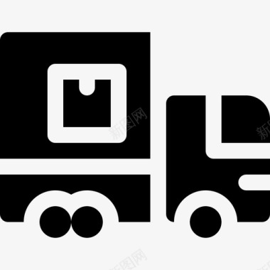 运输卡车132号交货已装满图标图标