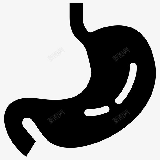 胃身体疾病图标svg_新图网 https://ixintu.com 健康 医疗 疾病 胃痛 身体