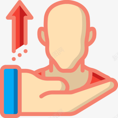 用户growthhacking7线性颜色图标图标