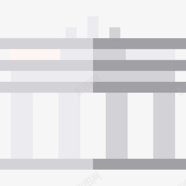 德国勃兰登堡门10号平房图标图标