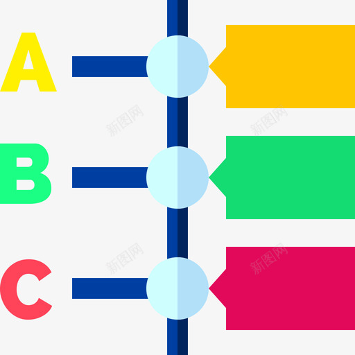 时间轴营销140扁平图标svg_新图网 https://ixintu.com 扁平 时间轴 营销140