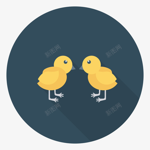 小鸡21号动物圆形图标svg_新图网 https://ixintu.com 21号 动物 圆形 小鸡