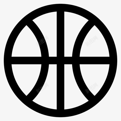篮球球打球图标svg_新图网 https://ixintu.com 体育和游戏 打球 球 篮球 运动