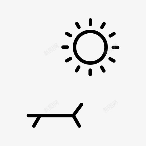 阳光海滩乐趣休息室图标svg_新图网 https://ixintu.com 乐趣 休息 休息室 图标 字形 室外 海滩 阳光