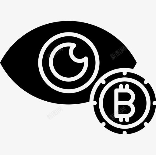 监视器比特币加密货币3字形图标svg_新图网 https://ixintu.com 加密 字形 比特 监视器 货币