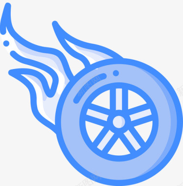 车轮motorsports12蓝色图标图标