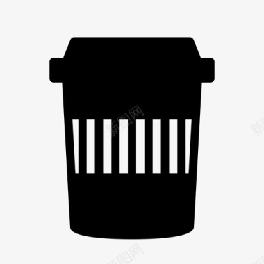 咖啡杯美式咖啡卡普西诺图标图标