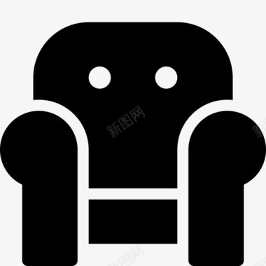 扶手椅家具149填充物图标图标