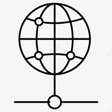 全球世界商业常规线路集108图标图标