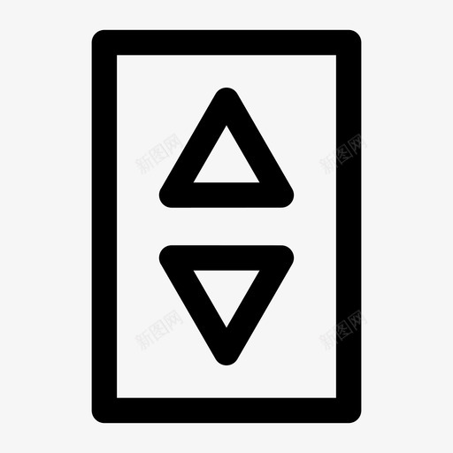电梯按钮门图标svg_新图网 https://ixintu.com 办公室 按钮 楼层 电梯 门