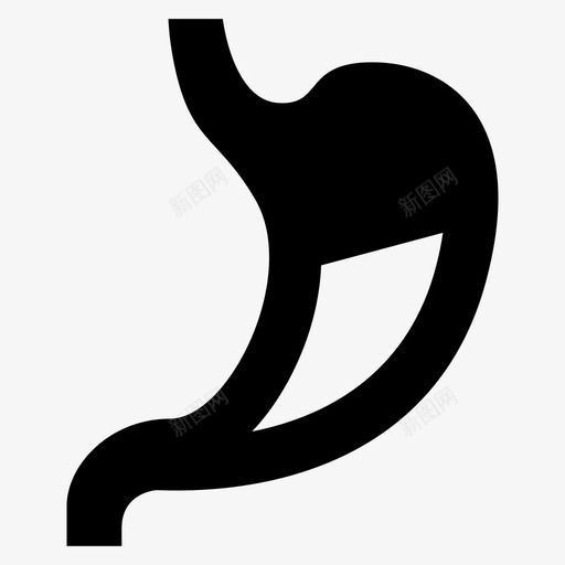 胃身体疾病图标svg_新图网 https://ixintu.com 健康 医疗 疾病 胃痛 身体