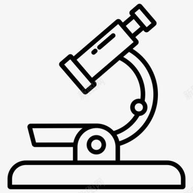 显微镜科学技术3大纲图标图标