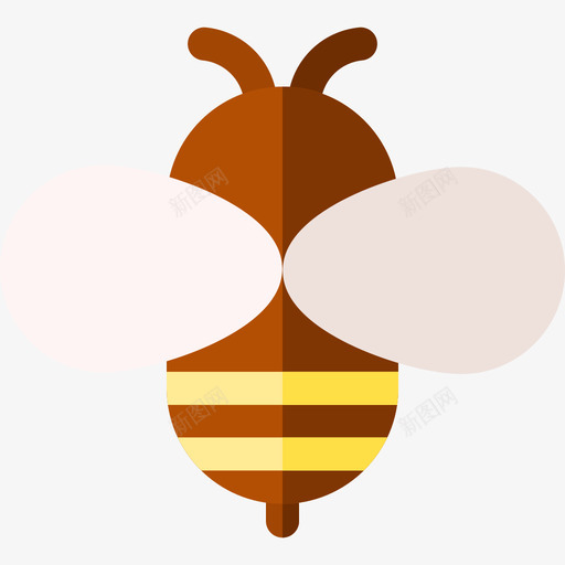 蜜蜂45号弹簧扁平图标svg_新图网 https://ixintu.com 45号 弹簧 扁平 蜜蜂