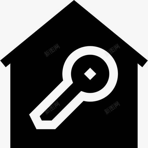 智能家居70钥匙已填充图标svg_新图网 https://ixintu.com 填充 智能家居 钥匙
