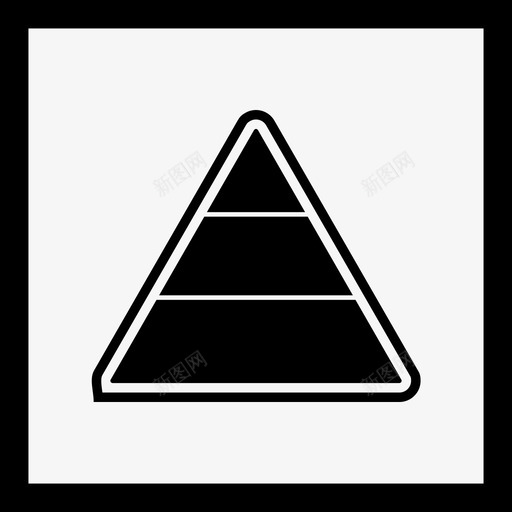 金字塔等级层次图标svg_新图网 https://ixintu.com 层次 等级 金字塔 银行