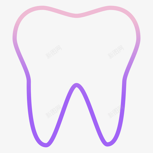 牙齿保健15轮廓梯度图标svg_新图网 https://ixintu.com 保健 梯度 牙齿 轮廓