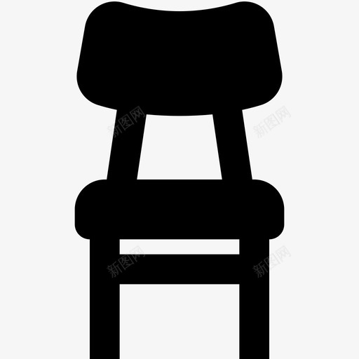 椅子家具149填充物图标svg_新图网 https://ixintu.com 填充物 家具149 椅子