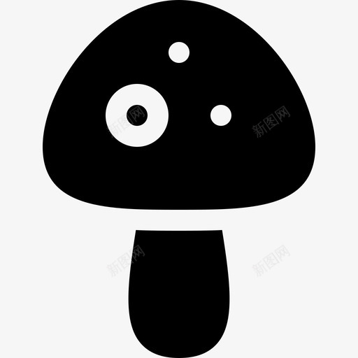 蘑菇过敏23填充图标svg_新图网 https://ixintu.com 填充 蘑菇 过敏