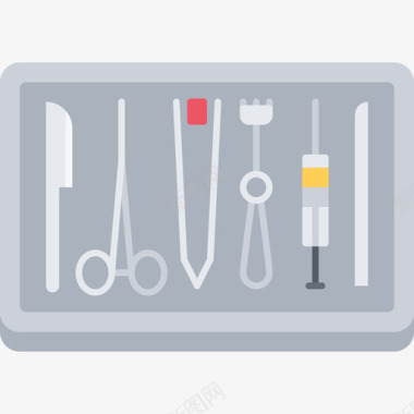 工具外科医生医学26扁平图标图标