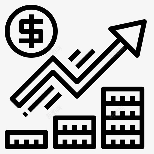 利润银行60线性图标svg_新图网 https://ixintu.com 利润 线性 银行