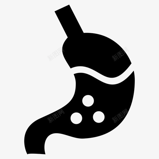 胃身体疾病图标svg_新图网 https://ixintu.com 健康 医疗 疾病 胃痛 身体