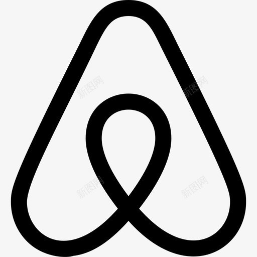 Airbnb社交标识4线性图标svg_新图网 https://ixintu.com Airbnb 标识 社交 线性