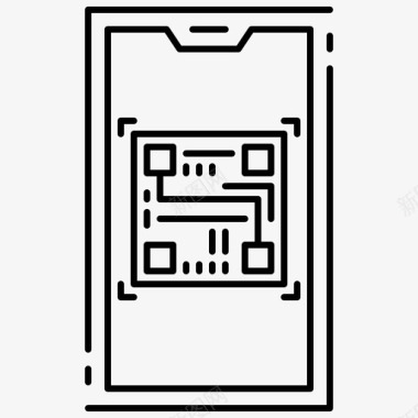 跟踪码条形码技术图标图标