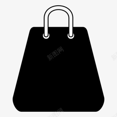 购物购物袋商店商品图标图标
