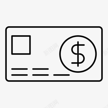 卡业务卡支付成本图标图标