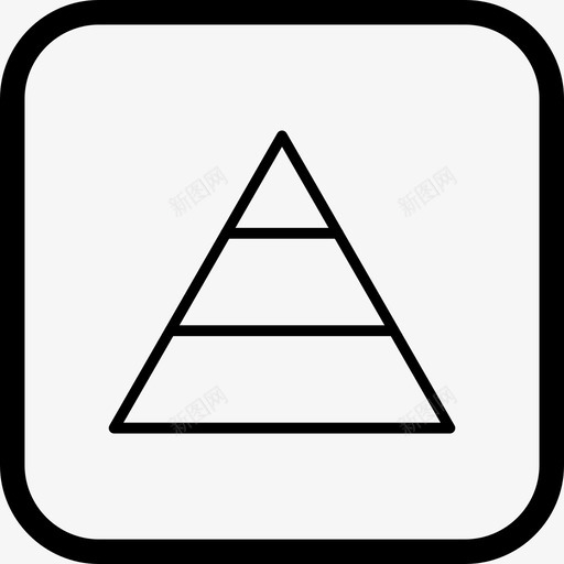 金字塔等级层次图标svg_新图网 https://ixintu.com 层次 等级 金字塔 银行