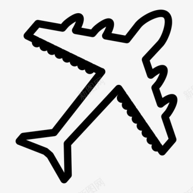 飞机机务公路图标图标