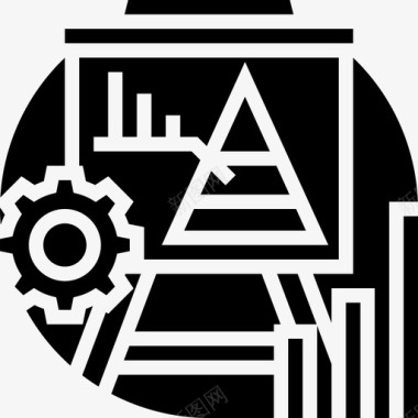 演示文稿数字营销115字形图标图标