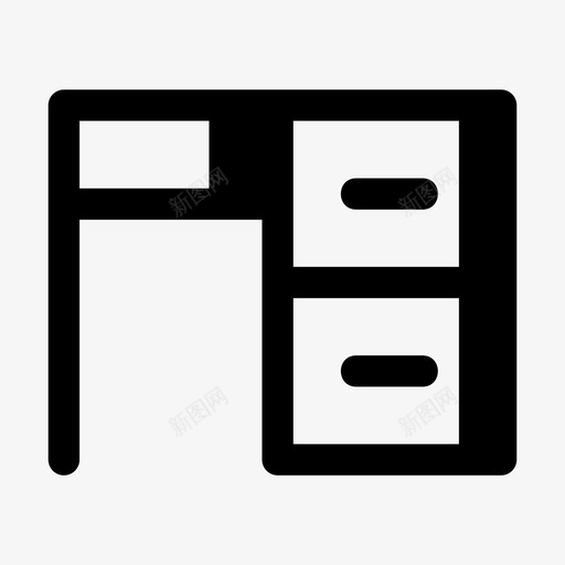书桌电脑灯图标svg_新图网 https://ixintu.com 书桌 屏幕 工作 电脑