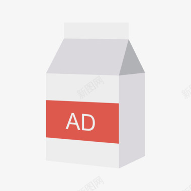 牛奶广告48平的图标图标