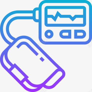 血压计医用160梯度图标图标