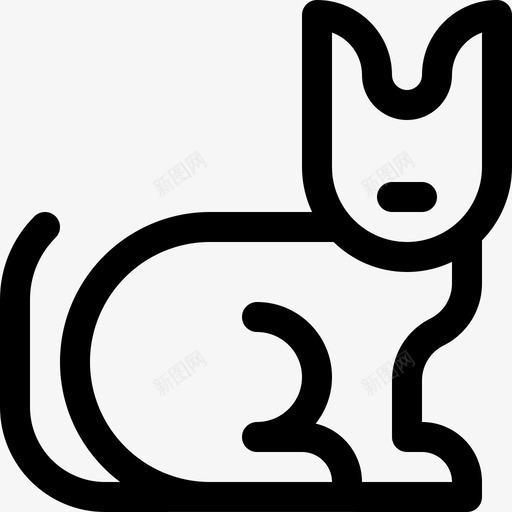 猫过敏24直系图标svg_新图网 https://ixintu.com 猫 直系 过敏24