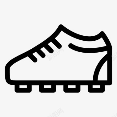 鞋运动鞋足球图标图标