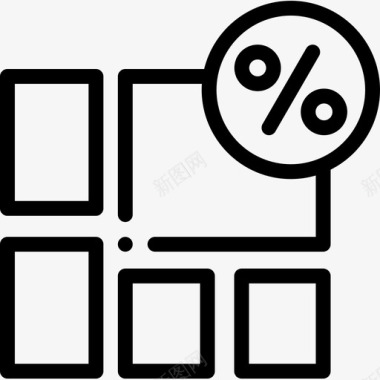 布局web开发51线性图标图标