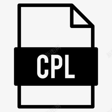 cpl文件文档扩展名图标图标