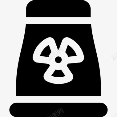 核电站27号工厂已填充图标图标