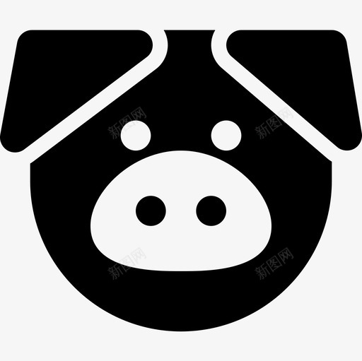 猪农场34填充图标svg_新图网 https://ixintu.com 农场 填充
