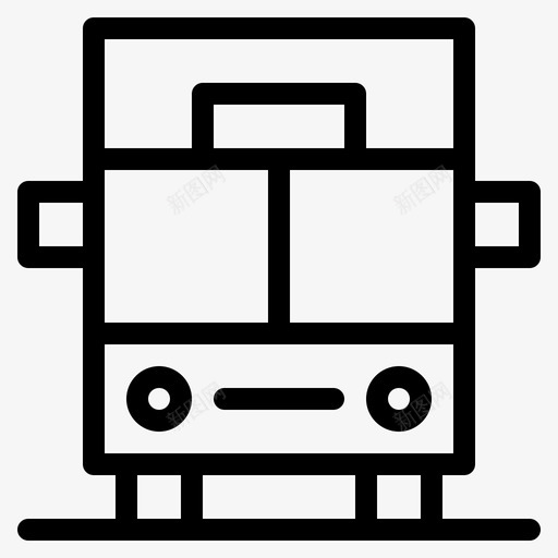 公共汽车货车车辆图标svg_新图网 https://ixintu.com 公共汽车 货车 车辆