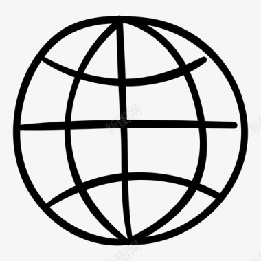 世界地球全球定位系统图标图标