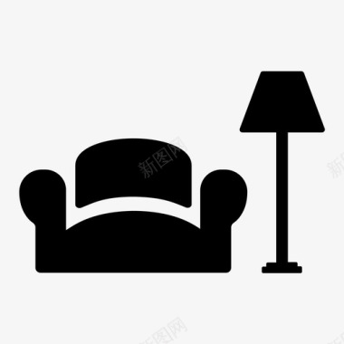 家具沙发灯图标图标