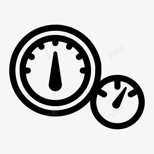 仪表仪表板限制器图标svg_新图网 https://ixintu.com 仪表 仪表板 汽车 测量 速度表 限制器