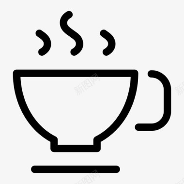 咖啡馆咖啡杯子图标图标