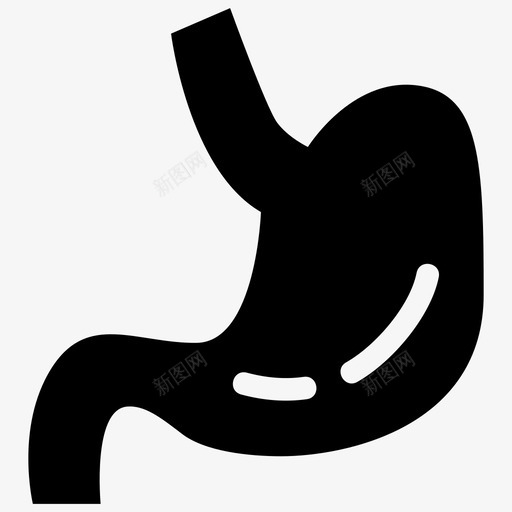 胃身体疾病图标svg_新图网 https://ixintu.com 健康 医疗 疾病 胃痛 身体
